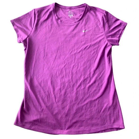 NIKE WOMENS LARGE DRI FIT FALL WINTER  TOP SHIRT SUMMER CASUAL ATHLETIC SIZE L - Picture 2 of 5